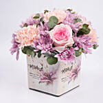 Mix Flowers In Vase