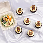 Easter Bento Cake And Cupcakes Set
