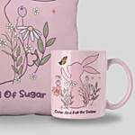 Easter Bunny Mug And Cushion Set