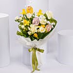 Easter Daffodils And Cookies Bouquet