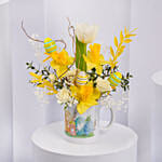 Easter Daffodils In Mug