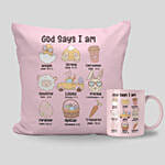 Easter Fun Mug And Cushion Set