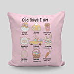 Easter Fun Pink Cushion