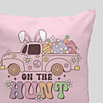 On The Hunt Easter Pink Cushion
