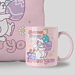 Some Bunny Loves U Mug And Cushion Set