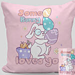 Some Bunny Loves U Mug And Cushion Set