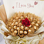 هدية الحب - باقة شوكولاتة فيريروروشيه 40 قطعة مغلفة