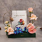 Floral Veins and Life Hayeti Scarf Tray By Lumena Maison