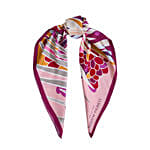 The Palm Scarf By Lumena Maison With Bouquet