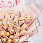 Its A Girl Rocher Bouquet