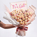 Its A Girl Rocher Bouquet