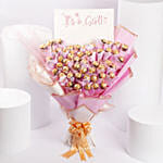 Its A Girl Rocher Bouquet