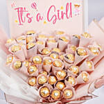 Its A Girl Rocher Bouquet