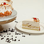 Yummy Butterscotch Eggless Cake 4 Portion