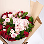 Personalised Name Flower Bouquet For Graduation Day