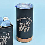 Congratulations Tumbler Chocolate