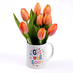 Get Well Soon Tulips Mug