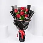Bunch of Beautiful 6 Red Rose
