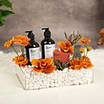 Groomed Man Hair Care Gift with Flowers