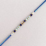 Cerulean Blue Simple Dhaga Rakhi