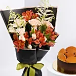 Tiramisu Cake n Flowers
