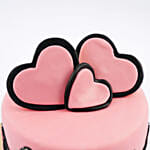 Pink Breeze Celebration Chocolate Cake