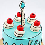 Whimsical Wave Marble Cake
