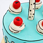 Whimsical Wave Marble Cake