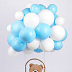 Teddy on a cloud arrangement