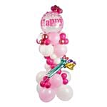 Rosy Birthday Arrangement for her