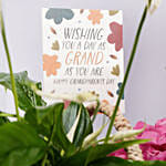 Grandparents Day Wishes Flowers And Plant Basket