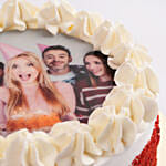 Red Velvet Photo Cake For Birthday 1.5 kg