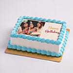 Happy Birthday Photo Cake- Butterscotch 2 Kg