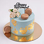Golden Horizon Retirement Marble Cake