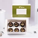Flying Bat Halloween Cupcakes