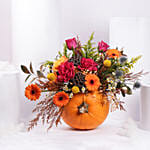 Pumpkin Flowers Arrangement