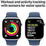 Apple Watch Series 10 46mm Sports Band Silver