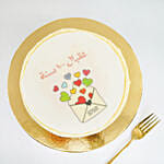 Birthday Wishes Engraved Cake Half Kg