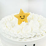 Smiling Star Vanilla Cake 4 Portion