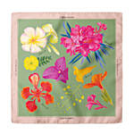 Lumena Maison UAE Botnicals Sage Green Silk Scarf 100