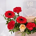 بوكس ورود عيد الحب مع اضاءة