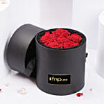 6 Red Preserved Roses Box