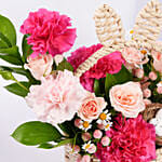 Easter Bird Nest Flower Arrangement