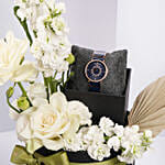 Kenneth Cole New York Blue Dial Watch For Her