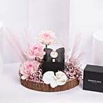Kenneth Cole Watch For Her With Floral Arrangement
