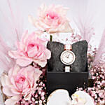 Kenneth Cole Watch For Her With Floral Arrangement