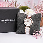 Kenneth Cole Watch For Her With Floral Arrangement