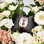 Kenneth Cole New York Automatic Watch With Flowers For Him