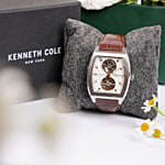 Kenneth Cole New York Automatic Watch With Flowers For Him