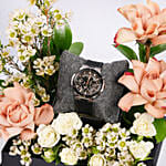 Kenneth Cole Contrast Dress Sport Watch For Him